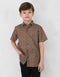 KIDS RADEN SHORT SLEEVE SHIRT (BRUNETTE BROWN)